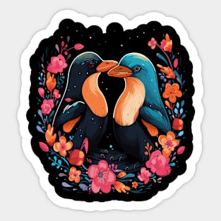 Platypus Couple Valentine Sticker